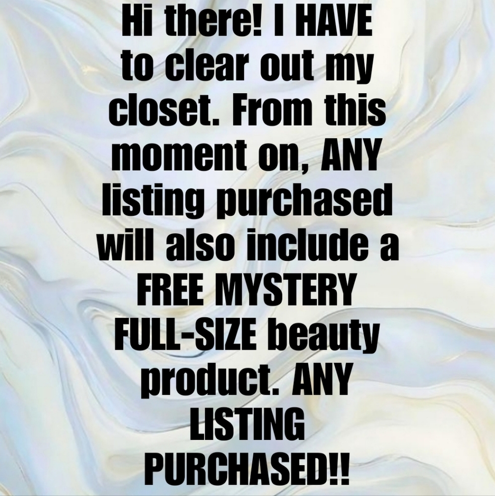 FREE MYSTERY FULL-SIZE!! EVERY PURCHASE!!